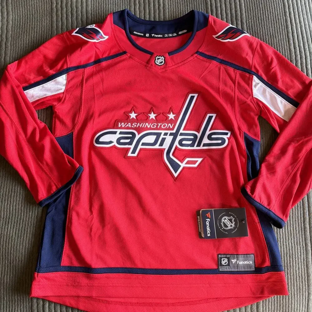 Washington Capitals NHL Hockey Jersey Youth Fanatics Size L/XL